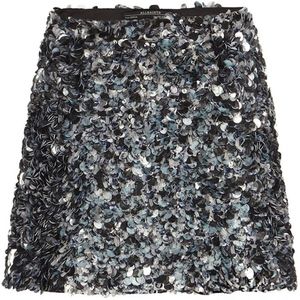 NWOT All Saints Graffiti Sequin Embellished Skirt